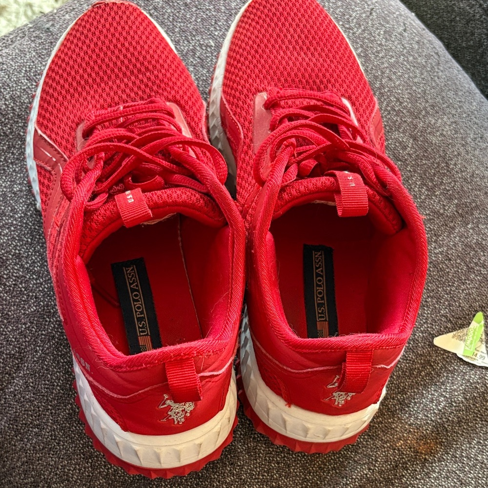U.S. Polo Assn. Vibrant Red Athletic Shoes